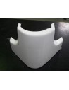 SOPRA PARAURTI POSTERIORE SX COLORE BIANCO IN PLASTICA PER ELNAGH, DORAL, KING
