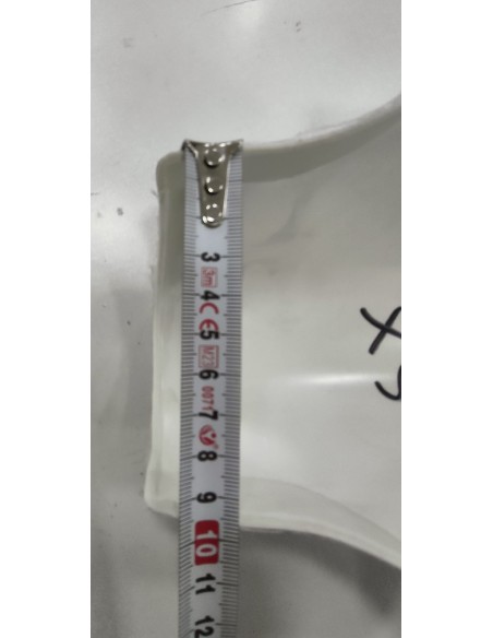 SOPRA PARAURTI POSTERIORE SX COLORE BIANCO IN PLASTICA PER ELNAGH, DORAL, KING