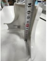 SOPRA PARAURTI POSTERIORE SX COLORE BIANCO IN PLASTICA PER ELNAGH, DORAL, KING