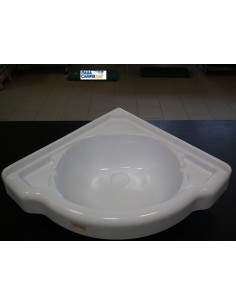 LAVELLO BAGNO COLORE BIANCO AD ANGOLO PER MOBILVETTA...