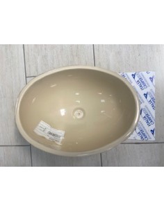 LAVELLO BAGNO COLORE AVORIO TONDO
