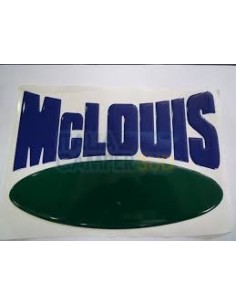 LOGO RESINATO MCLOUIS 350X210 MM ORIGINALE BLU E VERDE