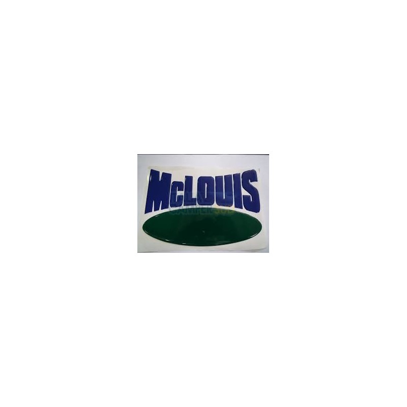 LOGO RESINATO MCLOUIS 300X430 MM ORIGINALE BLU...