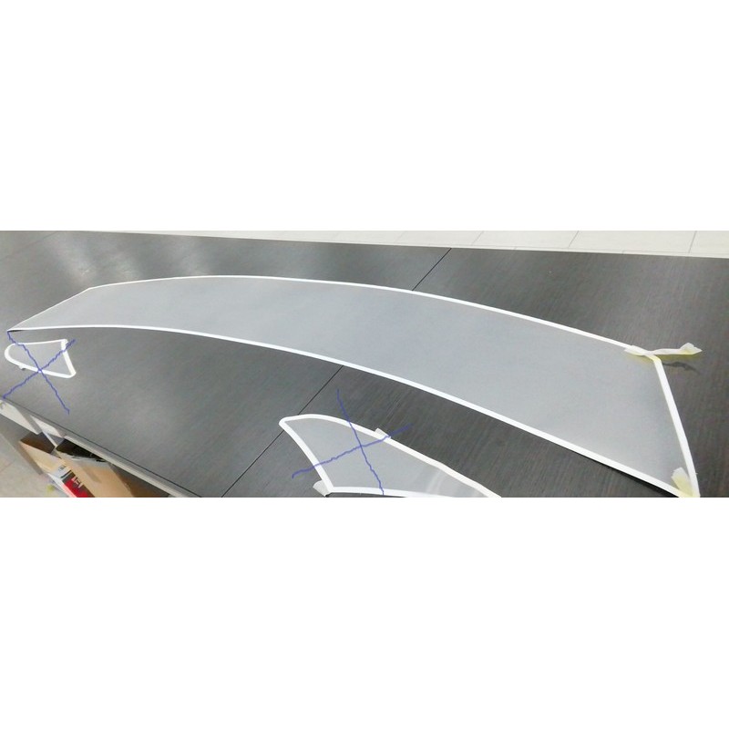 DECORO COFANO ARGENTO PER MOBILVETTA  TEKNO LINE