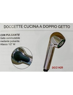 DOCCETTA CUCINA DOPPIO GETTO CROMATA