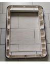 CORNICE ESTERNA OBLO DOMETIC HEKI 3,HEKI 4,PLUS,COMPLETA BIANCO CREMA