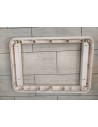 CORNICE ESTERNA OBLO DOMETIC HEKI 3,HEKI 4,PLUS,COMPLETA BIANCO CREMA