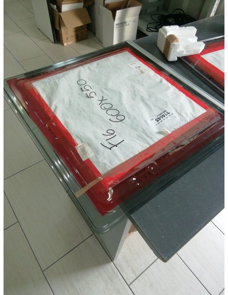 FINESTRA A COMPASSO 600X550 MM GRIGIA ROXITE, POLIPLASTIC PER RIVIERA GT E SIMILARI