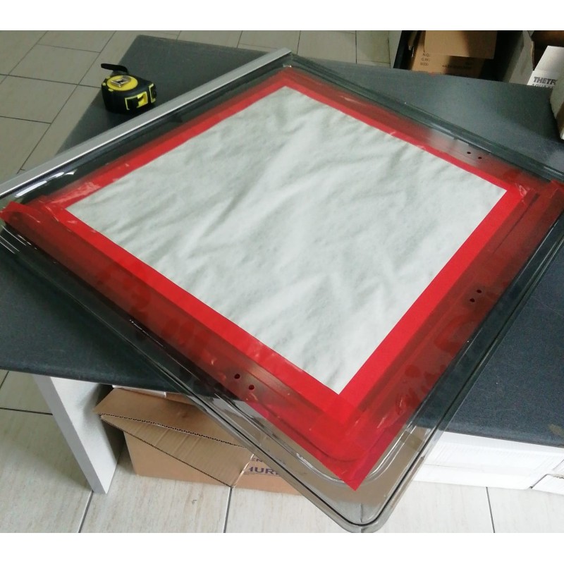 FINESTRA A COMPASSO 600X550 MM GRIGIA ROXITE,...