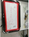FINESTRA GRIGIA COMPASSO CON SERIGRAFIA NERA CM 700X350 MM SERIE ROXITE POLYPLASTIC