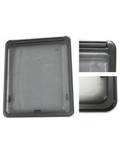 FINESTRA POLYPLASTIC 1450X600 MM CON SERIGRAFIA GRIGIA