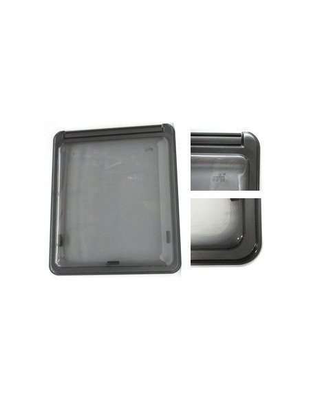 FINESTRA POLYPLASTIC 1450X600 MM CON SERIGRAFIA GRIGIA