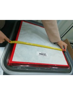 FINESTRA POLYPLASTIC 600X550 MM CON SERIGRAFIA GRIGIA 2