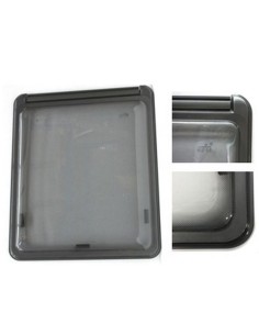 FINESTRA POLYPLASTIC 600X550 MM, CON SERIGRAFIA GRIGIA