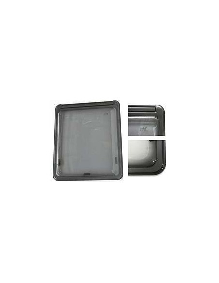 FINESTRA POLYPLASTIC 900X520 MM CON SERIGRAFIA GRIGIA