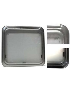 FINESTRA POLIPLASTIC SERIE F24 MISURA 500X500 MM OPALINA