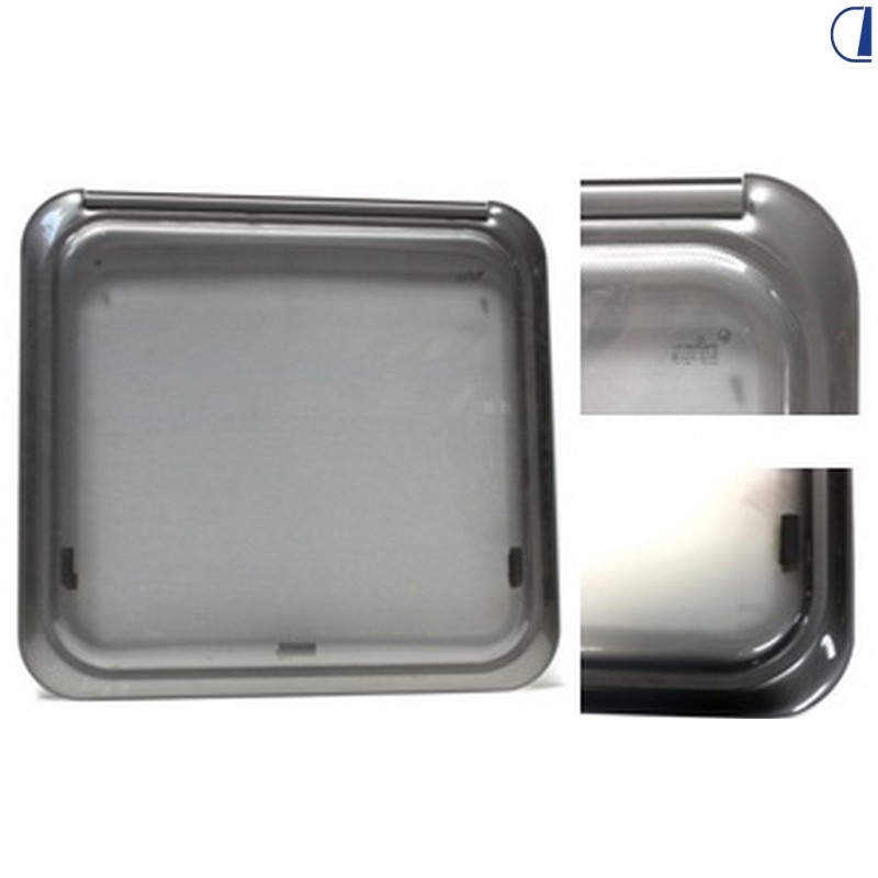 FINESTRA A COMPASSO 600X550 MM, GRIGIA