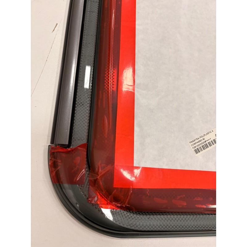 FINESTRA POLIPLASTIC A COMPASSO MISURA 1200X520...