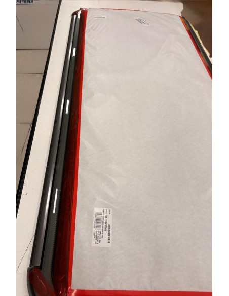FINESTRA A COMPASSO CON SERIGRAFIA GRIGIA 1300X550