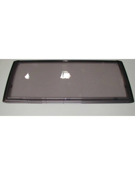 FINESTRA A COMPASSO CON SERIGRAFIA GRIGIA 1450X600 MM POLIPLASTYC ROXITE