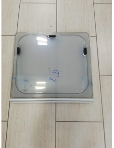 FINESTRA A COMPASSO CON SERIGRAFIA GRIGIA MISURA...