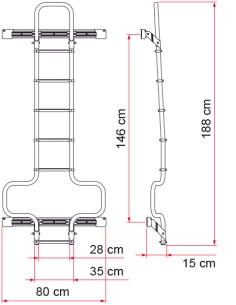 SCALETTA DELUXE  PER DUCATO DAL 2006 AL 2011 2