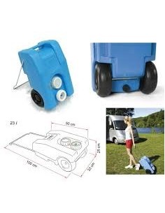 ROLL TANK 23 F BLUE TANICA 23 LITRI RACCOLTA ACQUE REFLUE...