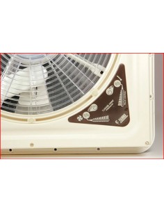 TURBO VENT PREMIUM 40X40 WHITE FIAMMA CON POLAR CONTROL 2