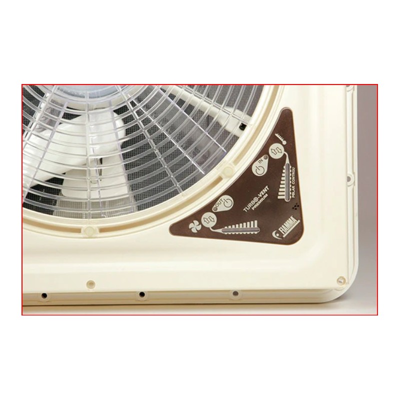 TURBO VENT PREMIUM 40X40 CRISTAL FIAMMA CON...