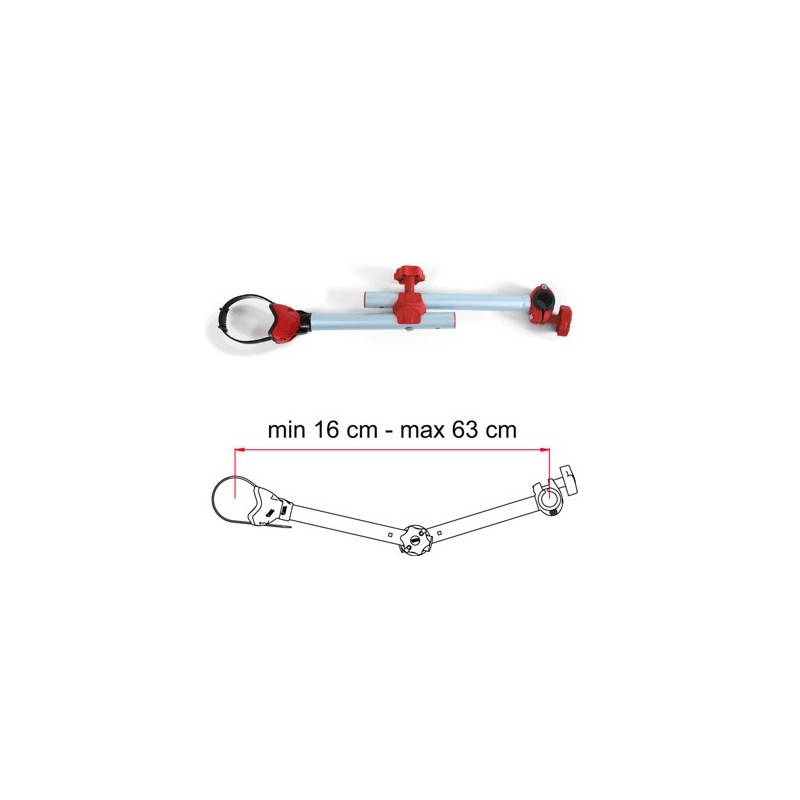 BLOCCA BICI PRO D2 ROSSO FIAMMA