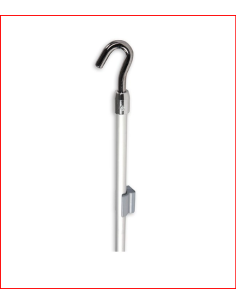 ASTA  TENDALINO HAND CRANK STANDARD  IN ALLUMINIO DA 137... 2
