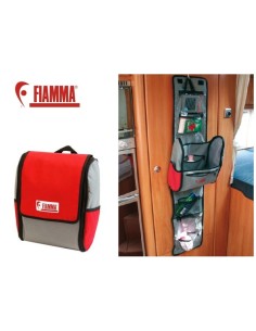 PACK ORGANIZER PER TOILETTE FIAMMA COLORE NERO E GRIGIO