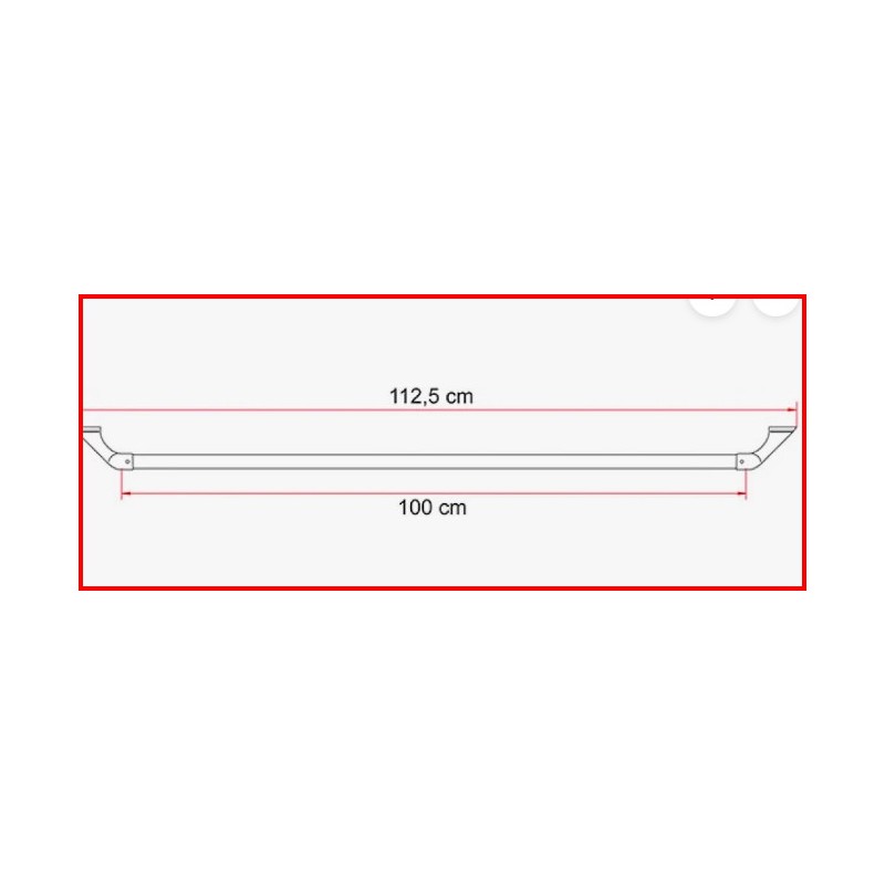 GARAGE CARRY RAIL BARRA APPENDIABITI PER GARAGE