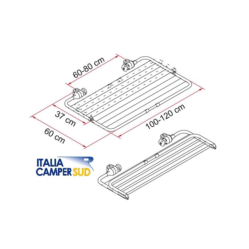 EASY DRY STENDINO FIAMMA DA POSIZIONARE SUL...