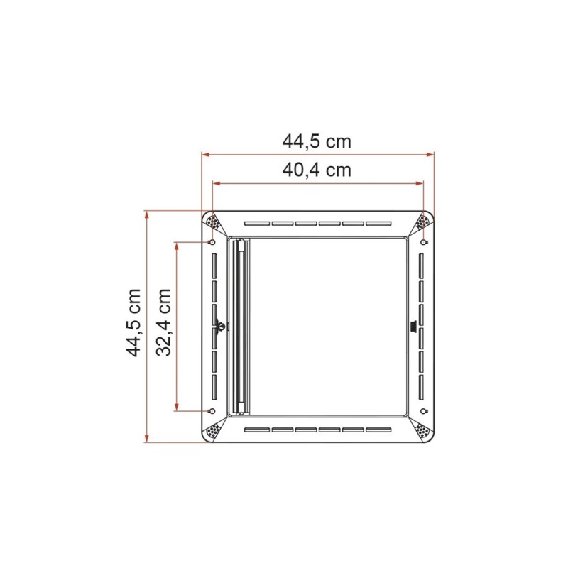 ROLLO VENT 40 OSCURANTE OBLO 40X40 TURBO VENT...