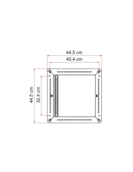 ROLLO VENT 40 OSCURANTE OBLO 40X40 TURBO VENT FIAMMA COLORE BIANCO SPORCO