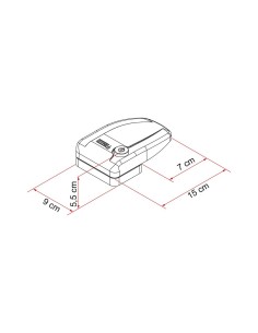 SAFE DOOR  KIT DA 3 SERRATURE COLORE BIANCO 2