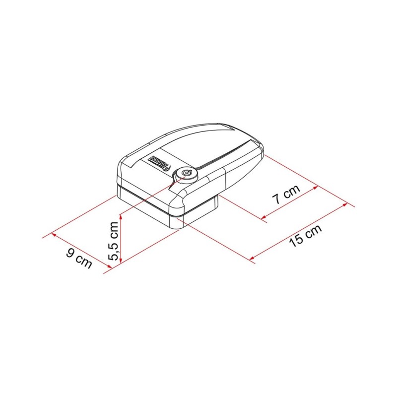 SAFE DOOR  KIT DA 3 SERRATURE COLORE BIANCO