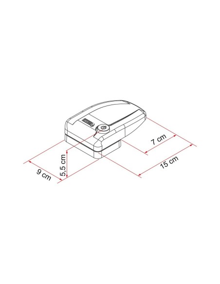 SAFE DOOR  KIT DA 3 SERRATURE COLORE BIANCO