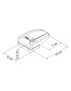 SAFE DOOR FRAME 3, KIT DI SERRATURA 3 PEZZI CON UNICA CHIAVE