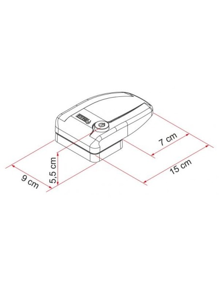 SAFE DOOR FRAME 3, KIT DI SERRATURA 3 PEZZI CON UNICA CHIAVE