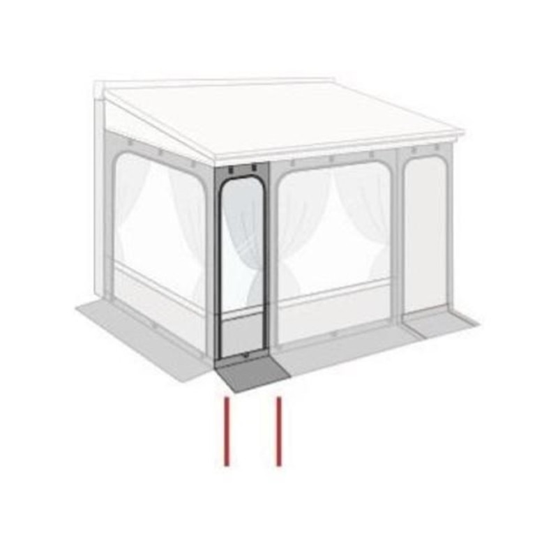 PANNELLO FRONTALE PER PRIVACY ROOM CM 200