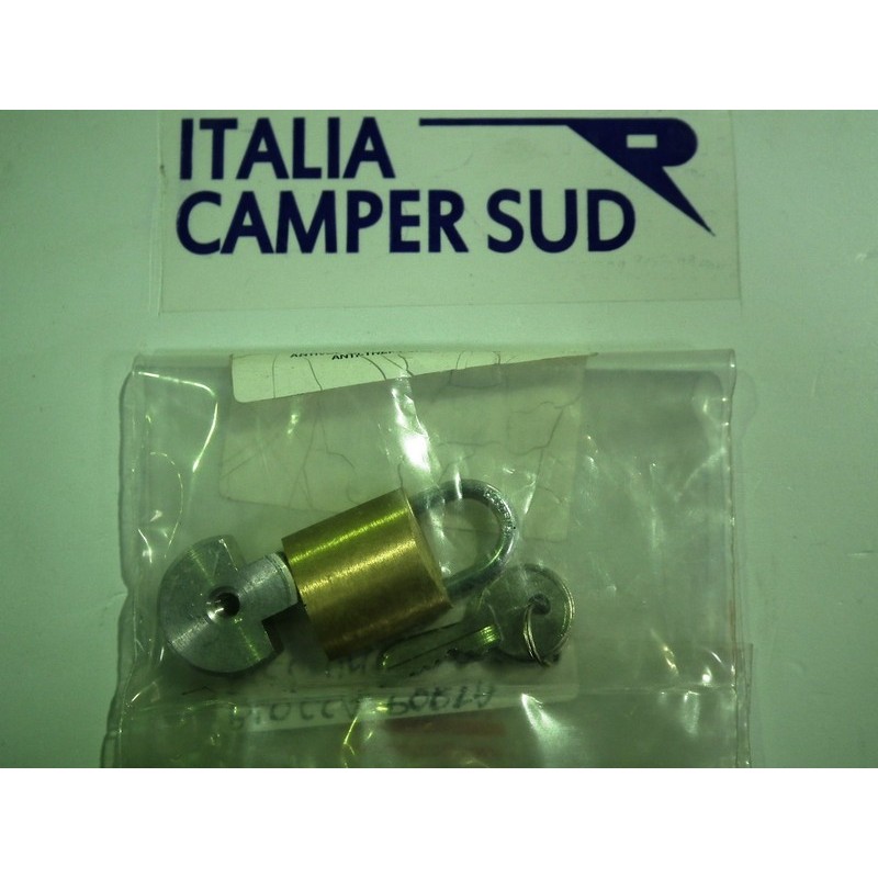 BLOCCA PORTABICI FIAMMA COMPLETO DI LUCCHETTO E...
