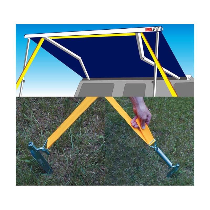 TIE DOWN KIT PLUS: KIT ANCORAGGIO VERANDE...
