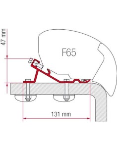 KIT STAFFE PER MONTAGGIO VERANDA FIAMMA F65-F80