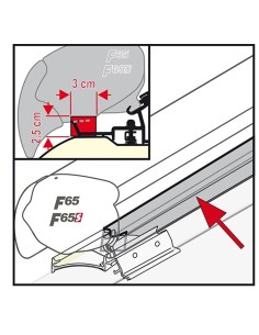 KIT RAIN GUARD F65/F80 50 CM FIAMMA