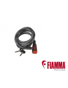 ANTIFURTO PER BICI FIAMMA CON CAVO D'ACCIAIO DA MT 2,50,...