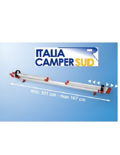 RAIL QUICK C 167 RED CANALINA PORTABICI MISURA DA 101 A...