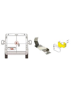 KIT SAFE DOOR X DUCATO FURGONE 2006 STAFFE IN ACCIAIO.