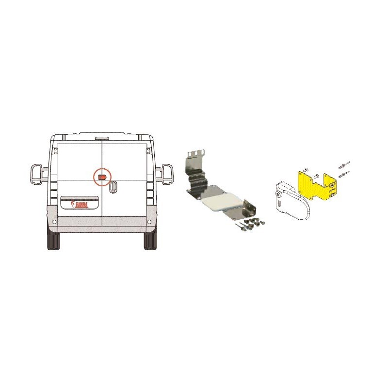 KIT SAFE DOOR X DUCATO FURGONE 2006 STAFFE IN...
